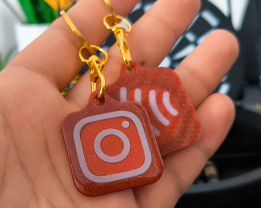 NFC Instagram Schlüsselhalter