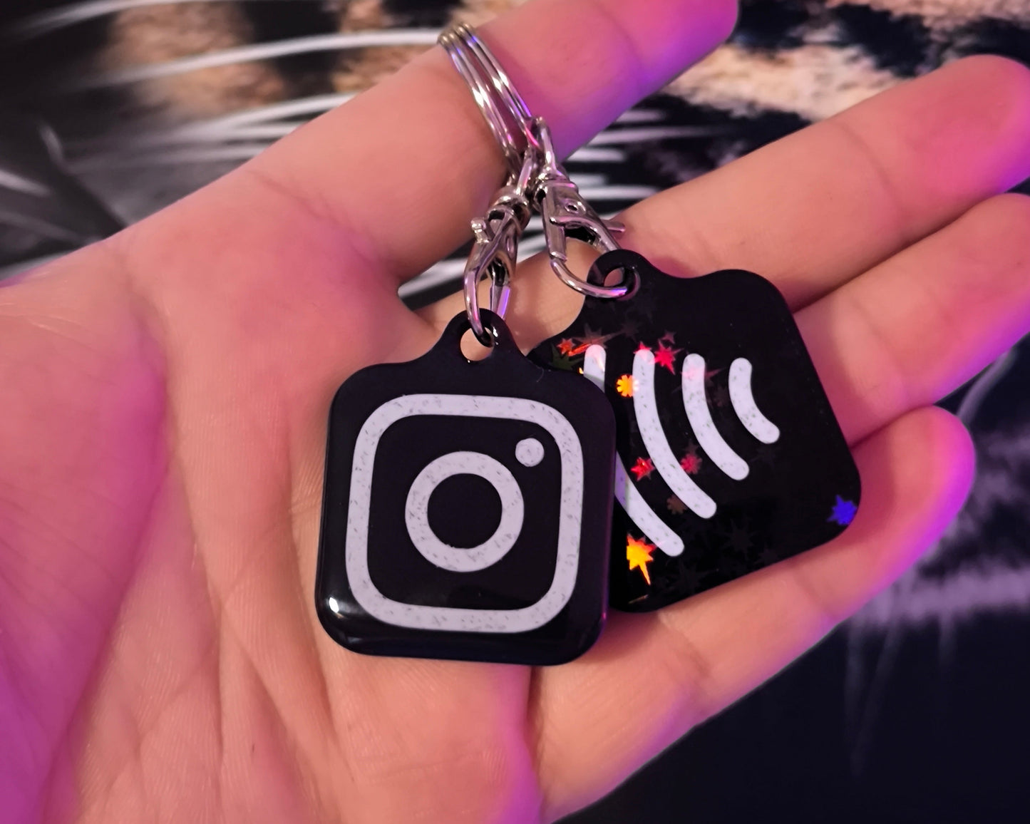 NFC Instagram Schlüsselhalter