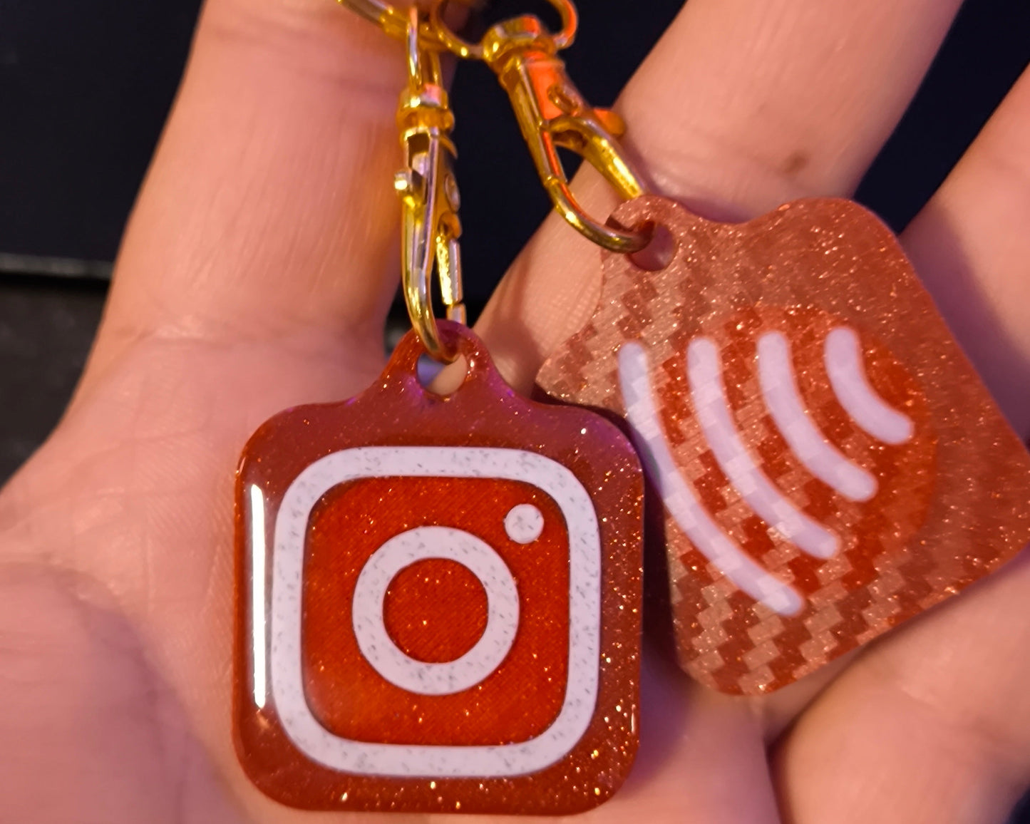 NFC Instagram Schlüsselhalter