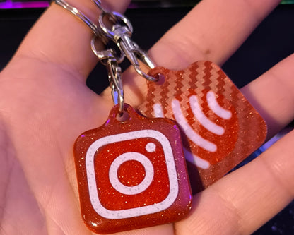 NFC Instagram Schlüsselhalter