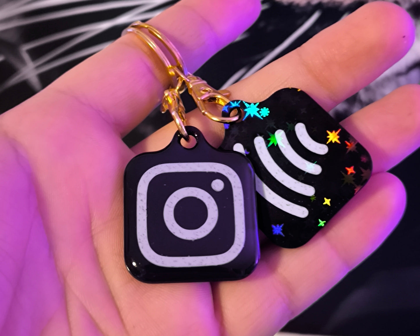 NFC Instagram Schlüsselhalter