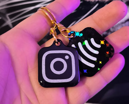 NFC Instagram Schlüsselhalter