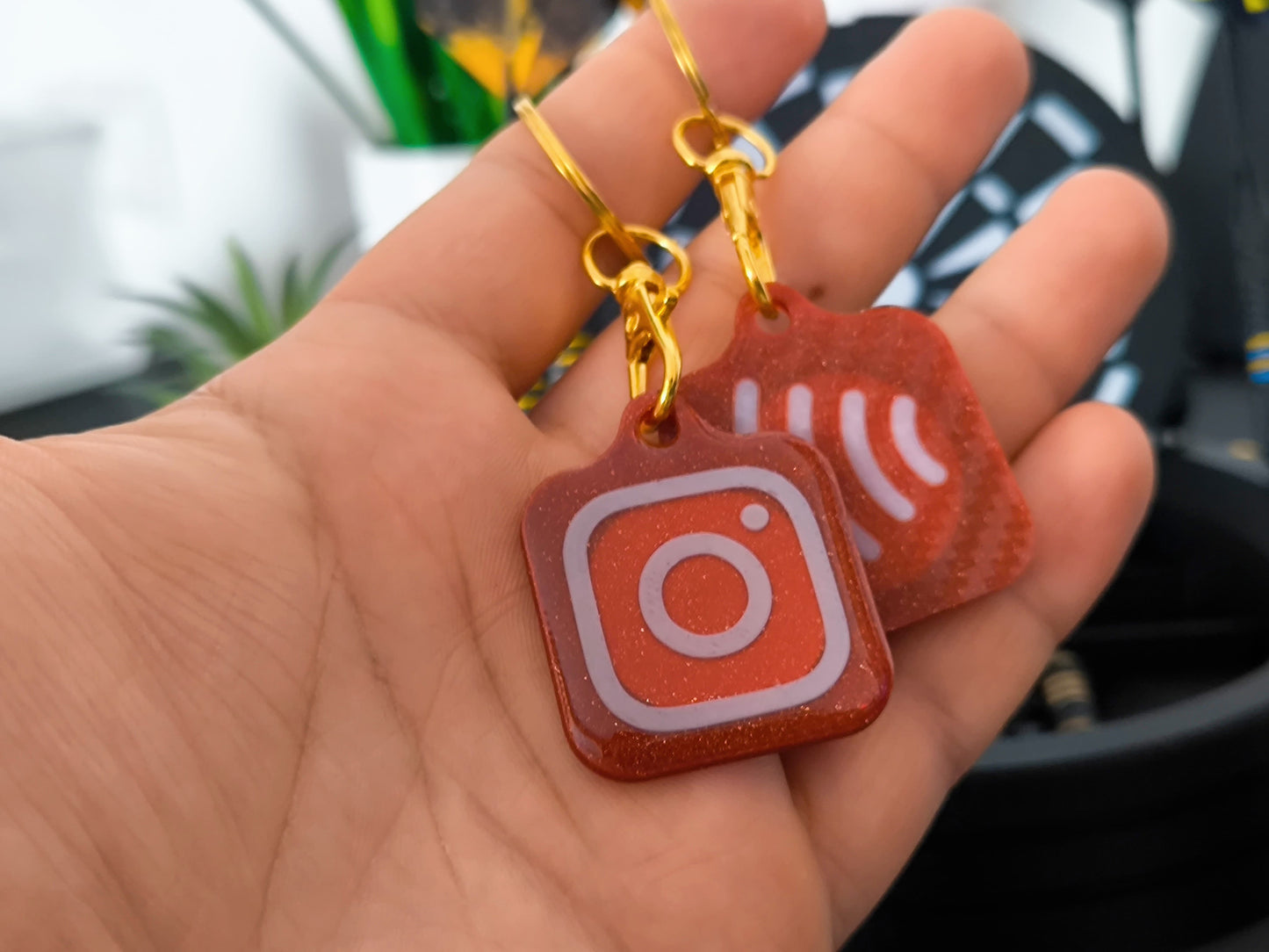 NFC Instagram Schlüsselhalter